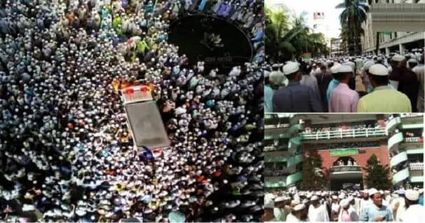 আল্লামা শফীকে শেষ দেখা দেখতে লাখো মানুষের আগমন