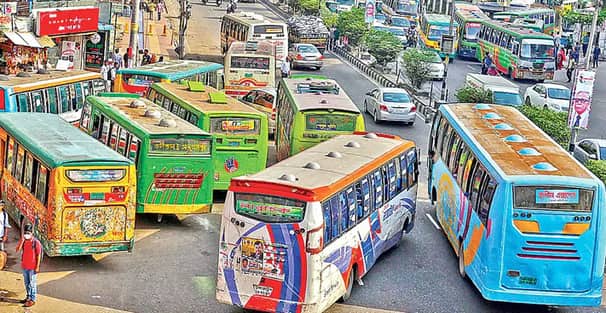 মহানগর ও দূরপাল্লার বাস ভাড়া বাড়ল যত টাকা গণপরিবহন