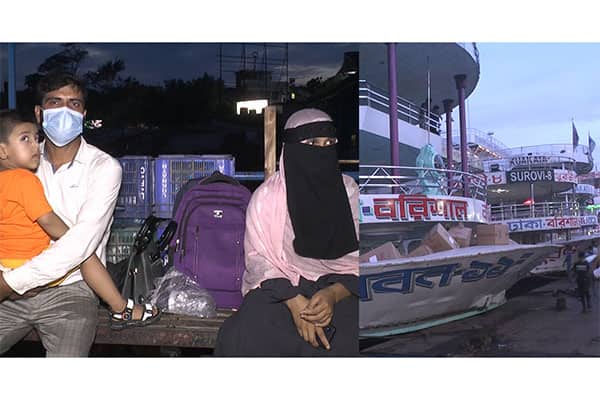 ঘূর্ণিঝড়ের প্রভাবে বরিশাল-ঢাকা রুটের লঞ্চ বন্ধ, বিপাকে যাত্রীরা