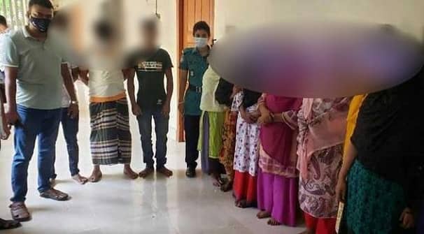 সিলেটে আবাসিক হোটেলে ১১ নারী-পুরুষ গ্রেফতার