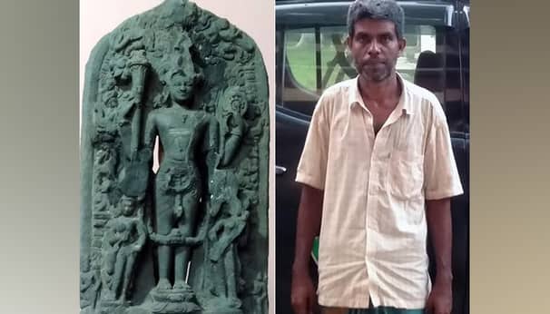 মহাস্থানগড়ে কোটি টাকা মূল্যের বিষ্ণু মূর্তি উদ্ধার, গ্রেফতার ১