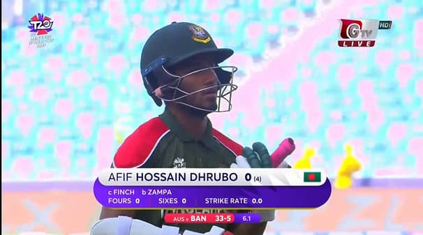 চরম ব্যাটিং বিপর্যয়: ৩৩ রানেই ৫ উইকেট নেই বাংলাদেশের