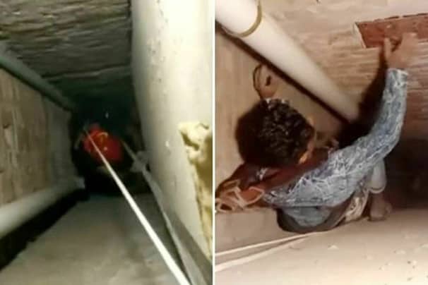 পাওনাদারের ধাওয়ায় ৪০ ফুট গভীরে যুবক, যেভাবে উদ্ধার
