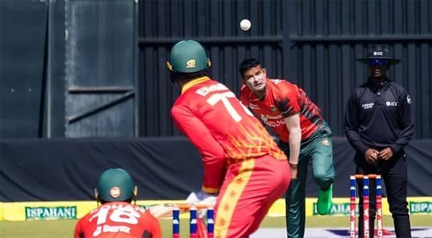 এক ওভারে ৩৪ রান দিয়ে লজ্জার এক রেকর্ড নাসুমের নাসুম