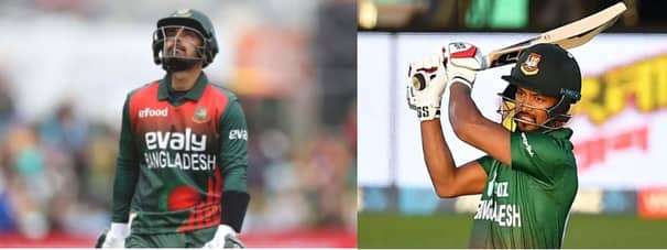 নিউ জিল্যান্ড দেয়া বিশাল টার্গেটে ব্যাটিং করতে নেমে ফিরলেন শান্ত ও লিটন