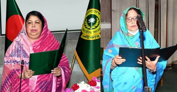 শপথ নিলেন নব-নির্বাচিত সংসদ সদস্য ডরথী রহমান