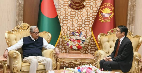 রাষ্ট্রপতির সঙ্গে জাপান ও চীনের রাষ্ট্রদূতের বিদায়ী সাক্ষাৎ