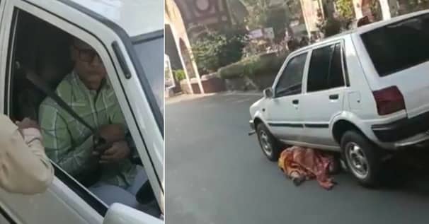 নারীকে টেনে শাহবাগ থেকে নীলক্ষেত নিয়ে গেল প্রাইভেটকার
