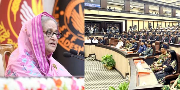 বাংলাদেশ কখনই বাইরের হস্তক্ষেপের কাছে মাথা নত করবে না