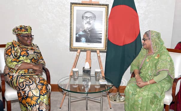 প্রধানমন্ত্রীর সঙ্গে বিশ্ব বাণিজ্য সংস্থার ডিজি’র সাক্ষাৎ