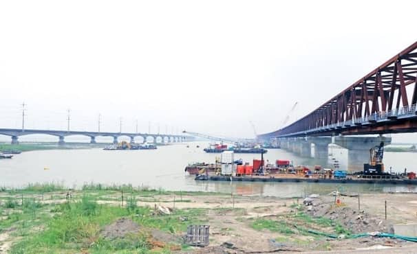 যমুনার বুকে প্রস্তুত হচ্ছে বঙ্গবন্ধু রেলসেতু, ২০২৪ সালে চলবে ট্রেন