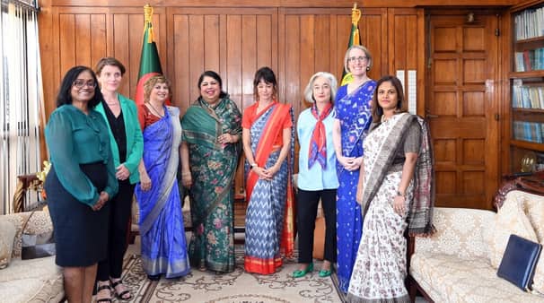স্পিকারের সঙ্গে সুইডিশ প্রতিনিধিদলের সৌজন্য সাক্ষাৎ