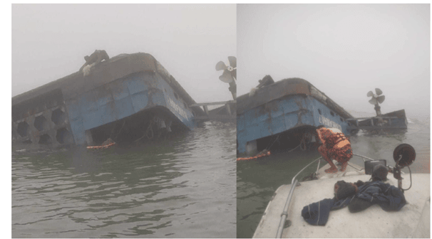 পাটুরিয়ায় যাত্রীবাহি ১৮ যানবাহনসহ ডুবে গেছে রজনীগন্ধা ফেরী, বহু হতাহতের শ ঙ্কা