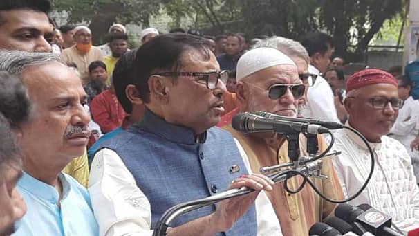 বিএনপি হচ্ছে সাম্প্রদায়িকতার বিশ্বস্ত ঠিকানা : ওবায়দুল কাদের