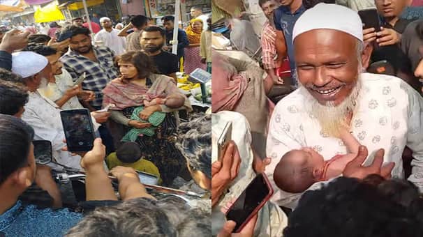 এক মাস বয়সী কন্যা সন্তানকে আড়াই হাজার টাকায় বিক্রি