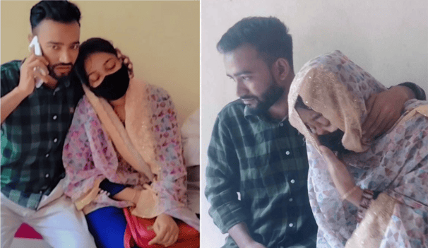 সড়কে ঝরল স্বামীর প্রাণ, হাউমাউ করে কাঁদছেন নববধূ ডলি