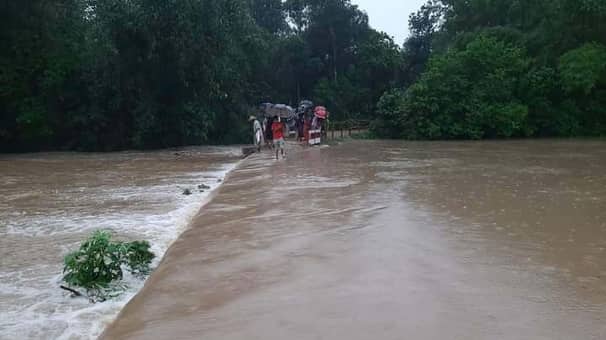 ত্রিপুরার পানিতে প্লাবিত চুনারুঘাটের নিম্নাঞ্চল, বাড়ছে জনদুর্ভোগ