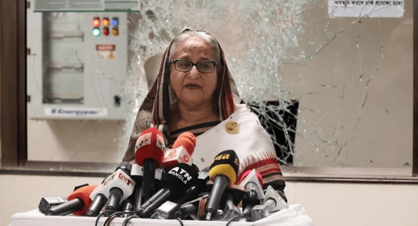 ধ্বংসযজ্ঞের ঘটনায় দেশবাসীর কাছে বিচার চাইলেন প্রধানমন্ত্রী