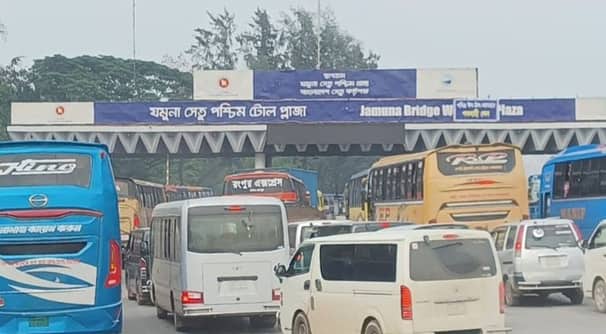 যমুনা সেতুতে ৬ দিনে ২০ কোটি টাকা টোল আদায় যমুনা সেতু
