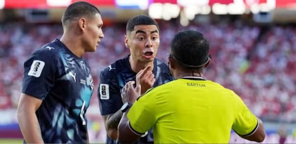 Almiron red card World Cup 2026