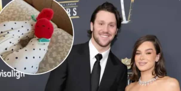 Josh Allen and Hailee Steinfeld Name Baby Girl Harper Haize Allen Hailee Steinfeld Josh Allen baby name