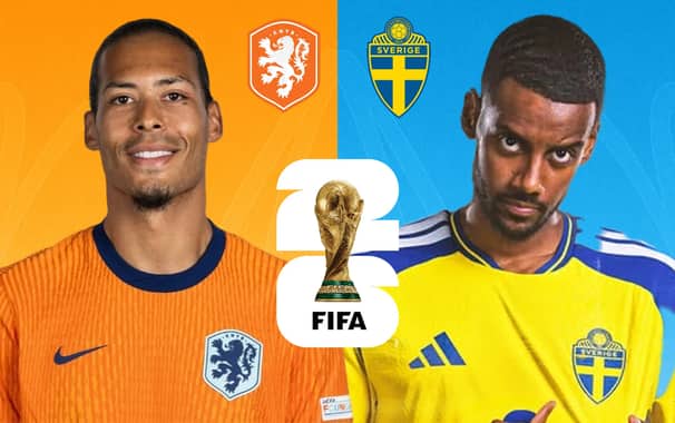 Netherlands vs Sweden World Cup 2026