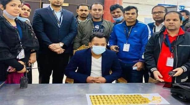 শাহজালালে ৭ কেজি স্বর্ণ জব্দ