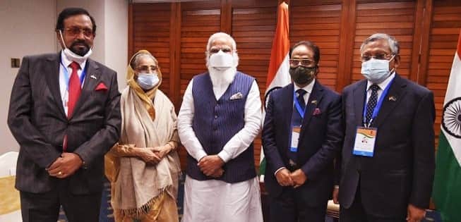 নরেন্দ্র মোদির সঙ্গে জাতীয় পার্টি নেতৃবৃন্দের বৈঠক অনুষ্ঠিত