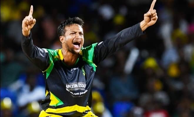 সিপিএল: জ্যামাইকাতে ফিরলেন সাকিব
