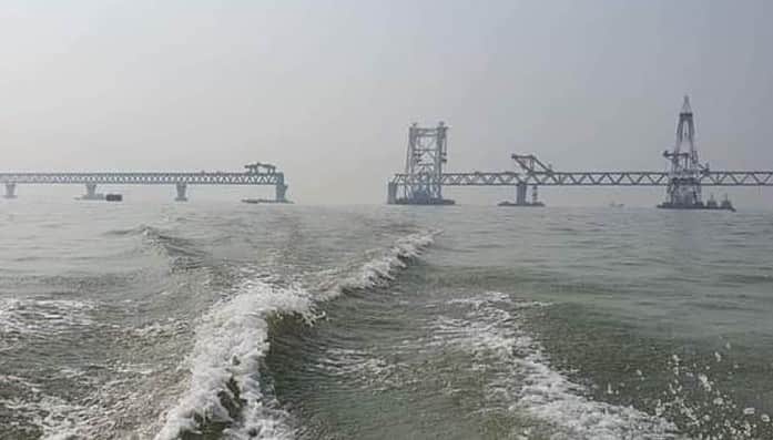 পুরো পদ্মা সেতু দৃশ্যমান হচ্ছে আজ