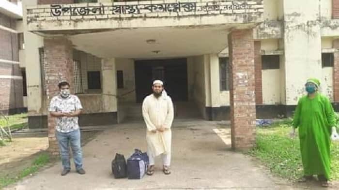 নরসিংদীর প্রথম করোনা আক্রান্ত রোগী সুস্থ হয়ে বাড়ি গেলেন