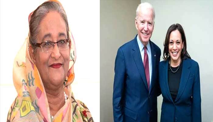 জো বাইডেনকে বাংলাদেশে আসার জন্য আমন্ত্রণ জানিয়েছেন শেখ হাসিনা