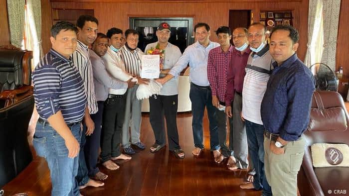 বসুন্ধরার এমডি আনভীরকে ক্রাইম রিপোর্টারদের শুভেচ্ছা