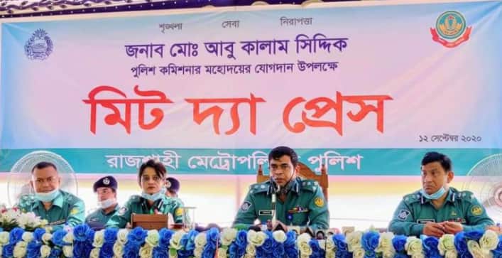রাজশাহীকে মাদকমুক্ত নিরাপদ মহানগর করার ঘোষণা নতুন আরএমপি কমিশনারের