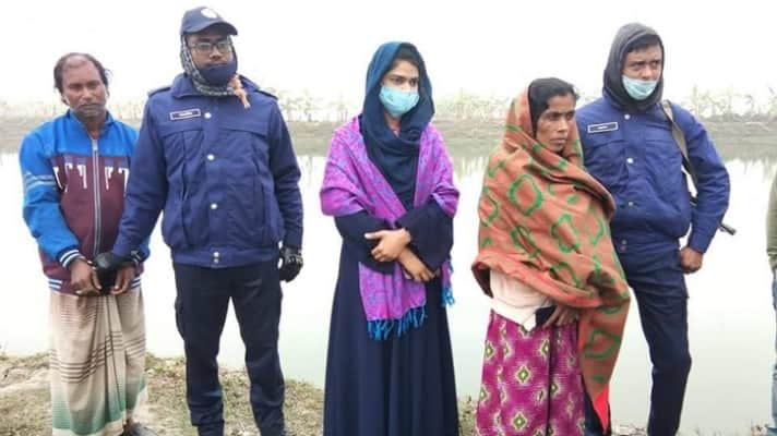 গৃহবধূর মৃত্যুতে রহস্য, স্বামী-সতীন আটক
