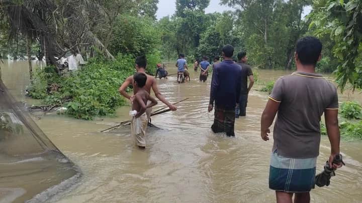 ভারী বৃষ্টিতে গাজীপুরে তলিয়েছে খেতখামার, ক্ষতিগ্রস্ত রাস্তাঘাট-২