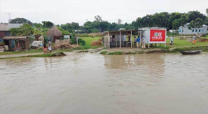 পদ্মার ৩ স্থানে পানি বিপৎসীমার ওপরে