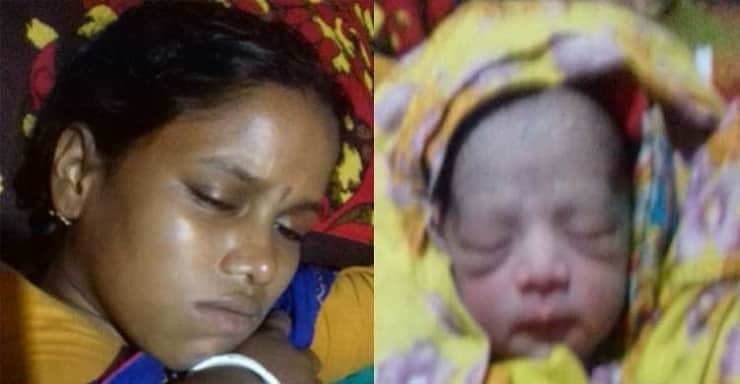 ছেলের মরদেহ নিয়ে ফেরার সময় আরেক ছেলের জন্ম