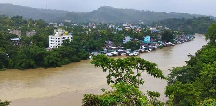 বান্দরবানের নিম্নাঞ্চল প্লাবিত, লামা-আলীকদম সড়ক যোগাযোগ বিচ্ছিন্ন