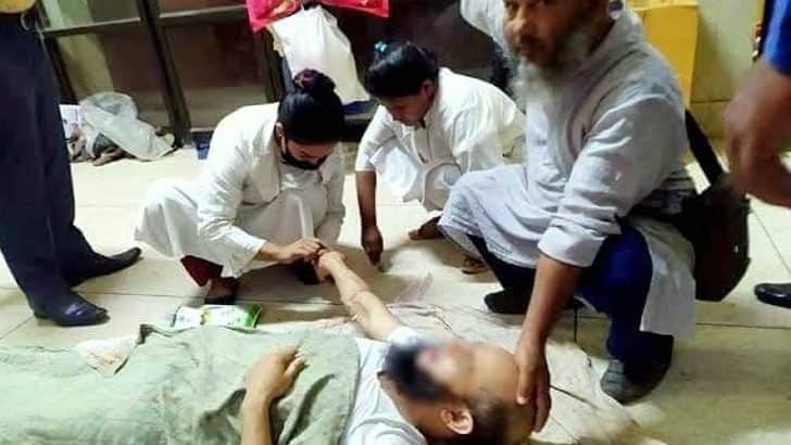 করোনা সন্দেহে যুবককে হাসপাতালে ফেলে পালাল স্বজনরা
