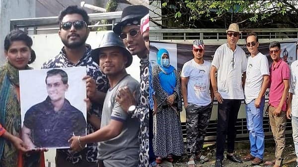 ‘স্বপ্নের নায়কের’ বাড়ি চোখের জলে ভাসালেন ভক্তরা