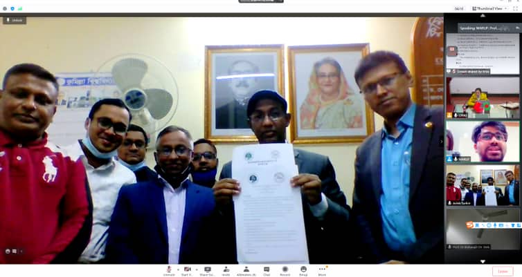 কুবি’র সাথে চীনের লুওয়াং নরমাল ভার্সিটির দ্বি-পাক্ষিক চুক্তি সই