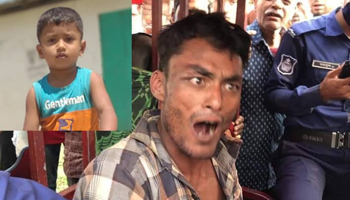 মনের দুঃখে শিশুটিকে মারছি : নেশাগ্রস্ত যুবক (ভিডিও)