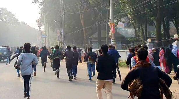 ব্রাহ্মণবাড়িয়া স্মৃতিসৌধে আসা শিবির নেতাদের ধাওয়া করল ছাত্রলীগ