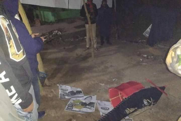 পৌর নির্বাচনে আওয়ামী লীগ প্রার্থীর নির্বাচনী কার্যালয়ে আগুন