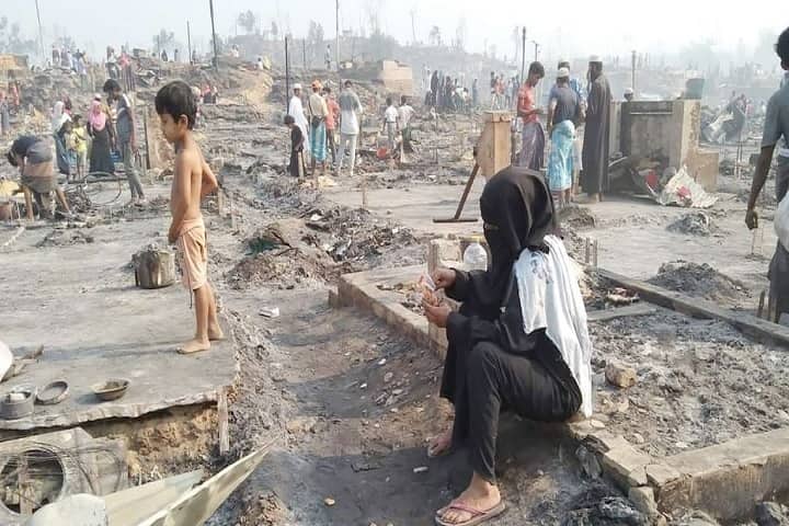 রোহিঙ্গা শিবিরে অগ্নিকাণ্ডে ক্ষতিগ্রস্তদের সহায়তার ঘোষণা দক্ষিণ কোরিয়ার