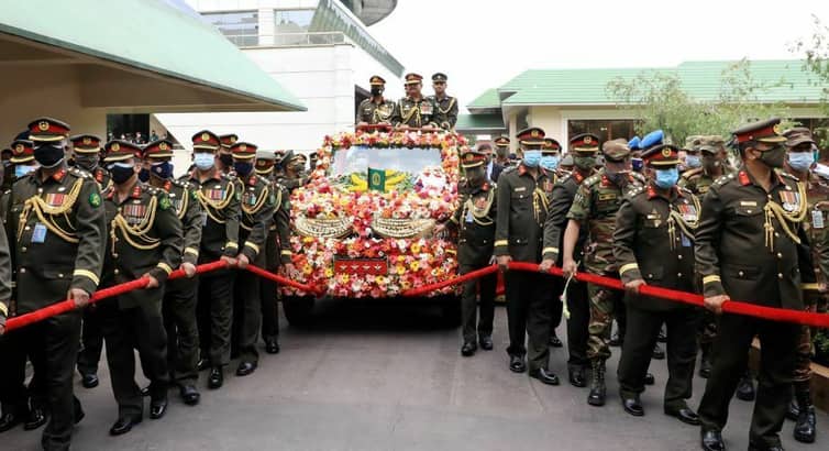 সেনাপ্রধান জেনারেল আজিজ আহমেদের বিদায়ী সংবর্ধনা