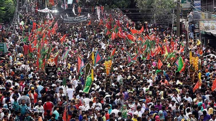 আশুরায় তাজিয়া মিছিল, শোভাযাত্রা নিষিদ্ধ
