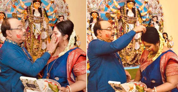 বৈশাখীর সিঁথিতে সিঁদুর পরালেন শোভন, সম্পর্কের নতুন মোড়