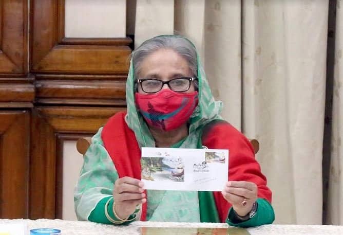 বিজয় দিবস উপলক্ষে ডাকটিকিট ও পর্যটন লোগো অবমুক্ত করলেন প্রধানমন্ত্রী